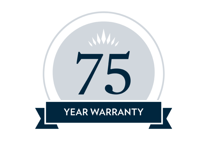Ludowici 75 Year Warranty Logo
