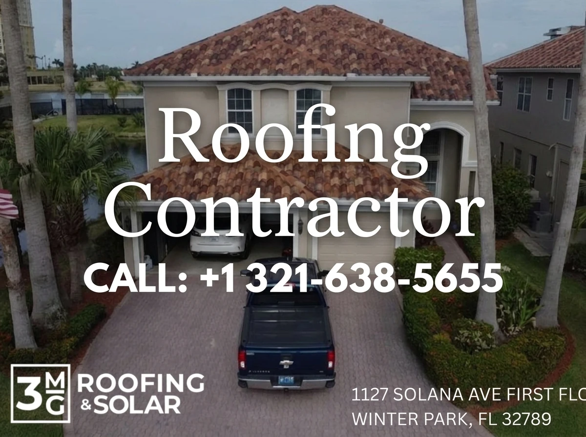 Professional roofing contractor at work in Lake Mary, FL &mdash; 3MG Roofing & Solar