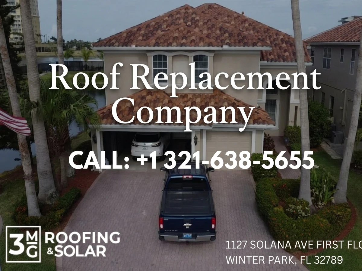 Roof replacement company installing new roof system in Sanford, FL — 3MG Roofing & Solar